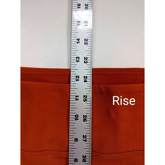 Athleta Delancey Straight Cargo Pant Size Large Foliage Orange - Picture 10 of 12